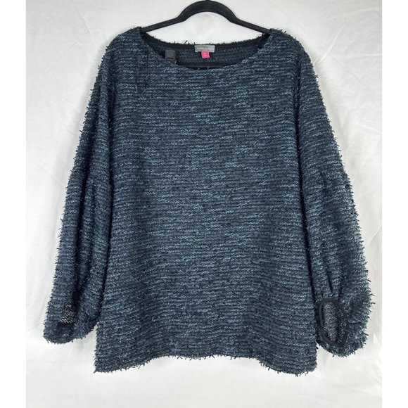 Vince Camuto Sweater Womens Plus Size 2X Green Glitter Casual‎ Pullover New - Picture 1 of 15
